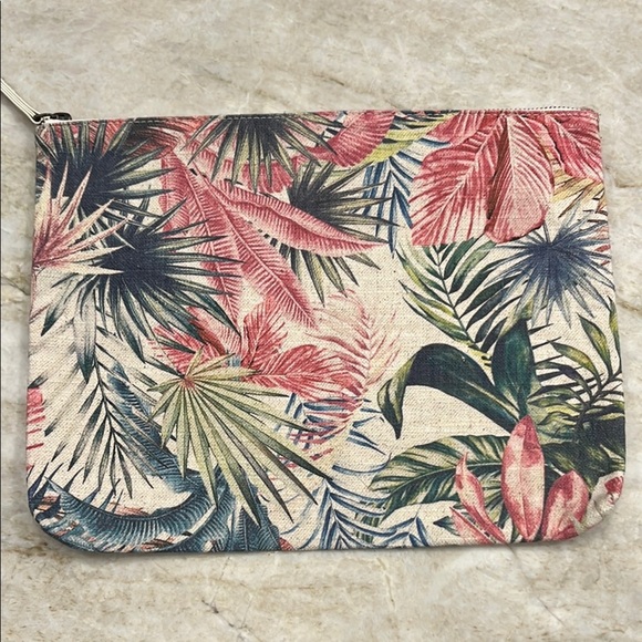 Marine Layer Accessories - Marine Layer | Large Pouch for Travel, Tablet, Small Laptop | Tropical Print